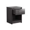 Wooden End Side Table Nightstand with Drawer Storage Shelf